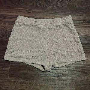 Knit Tan Shorts